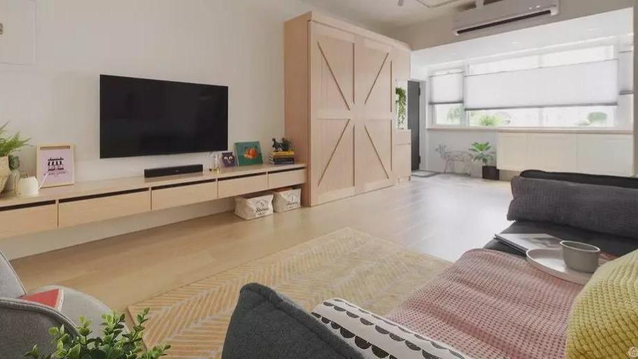 为照顾孩子，82㎡老房改出3室2厅，打造出最适合中国人开放式厨房