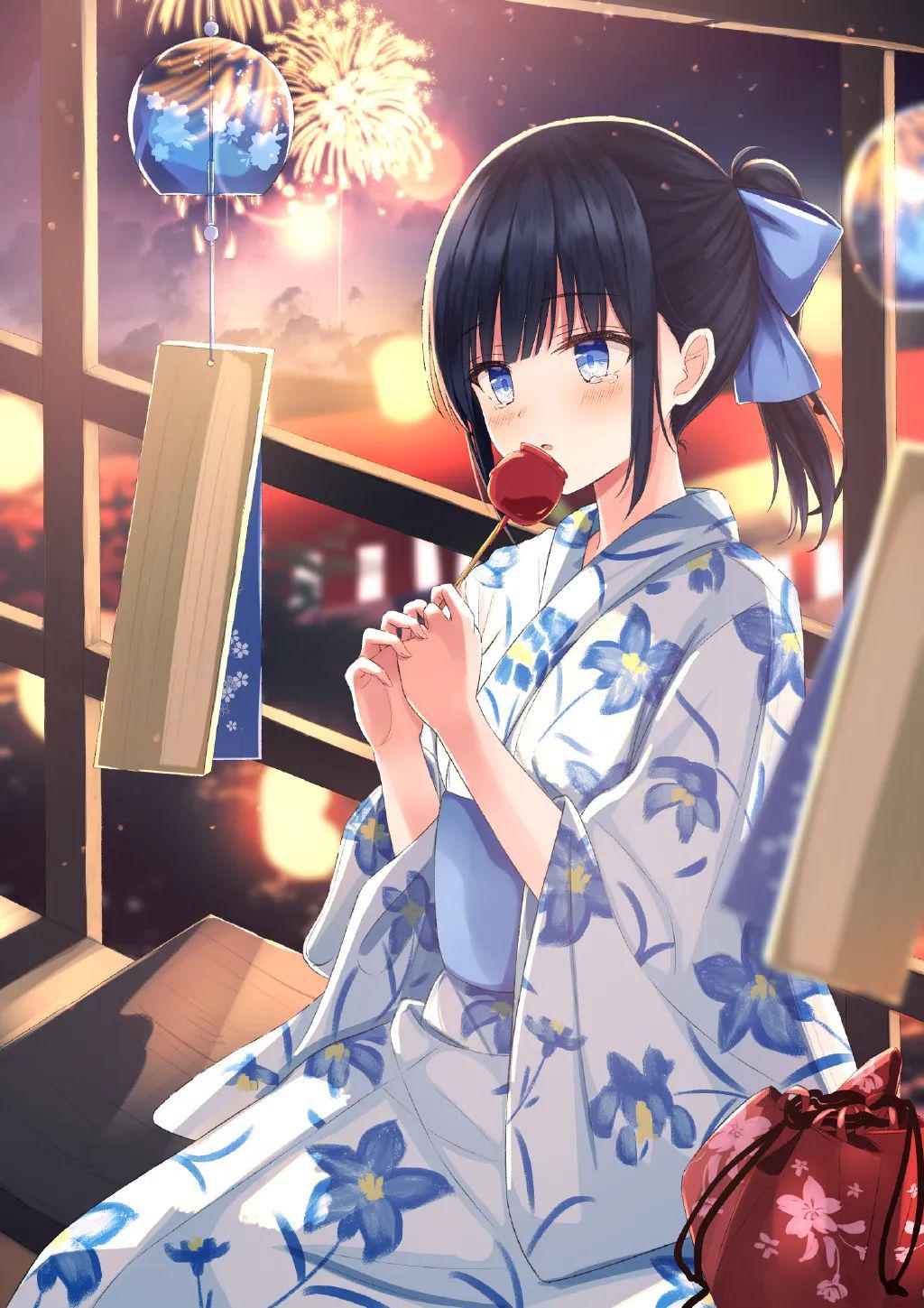 画师|动漫美图：日本画师千道センリ的插画作品