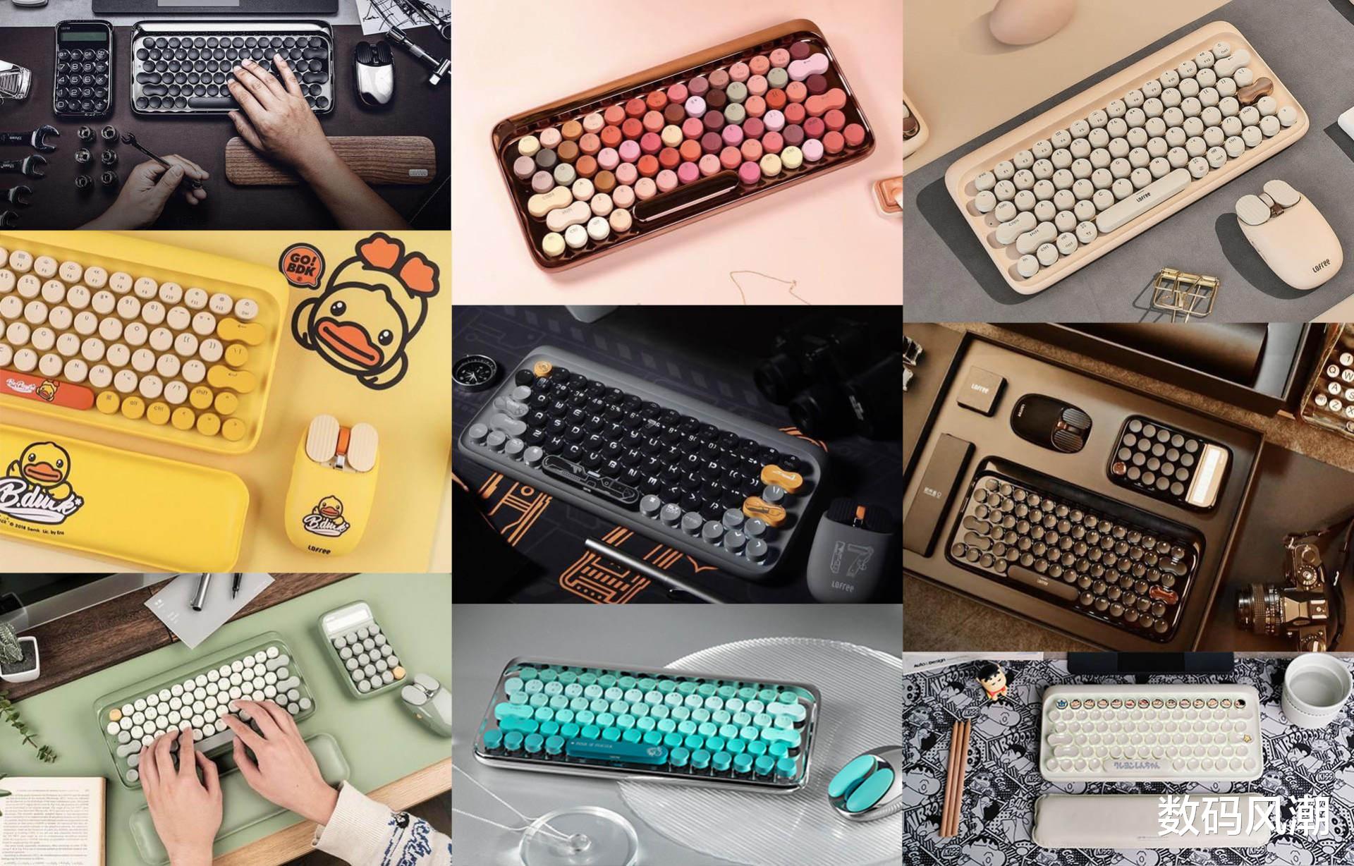 电池|玩起键圈文化新形态,洛斐小翘100三模机械键盘,将潮流进行到底