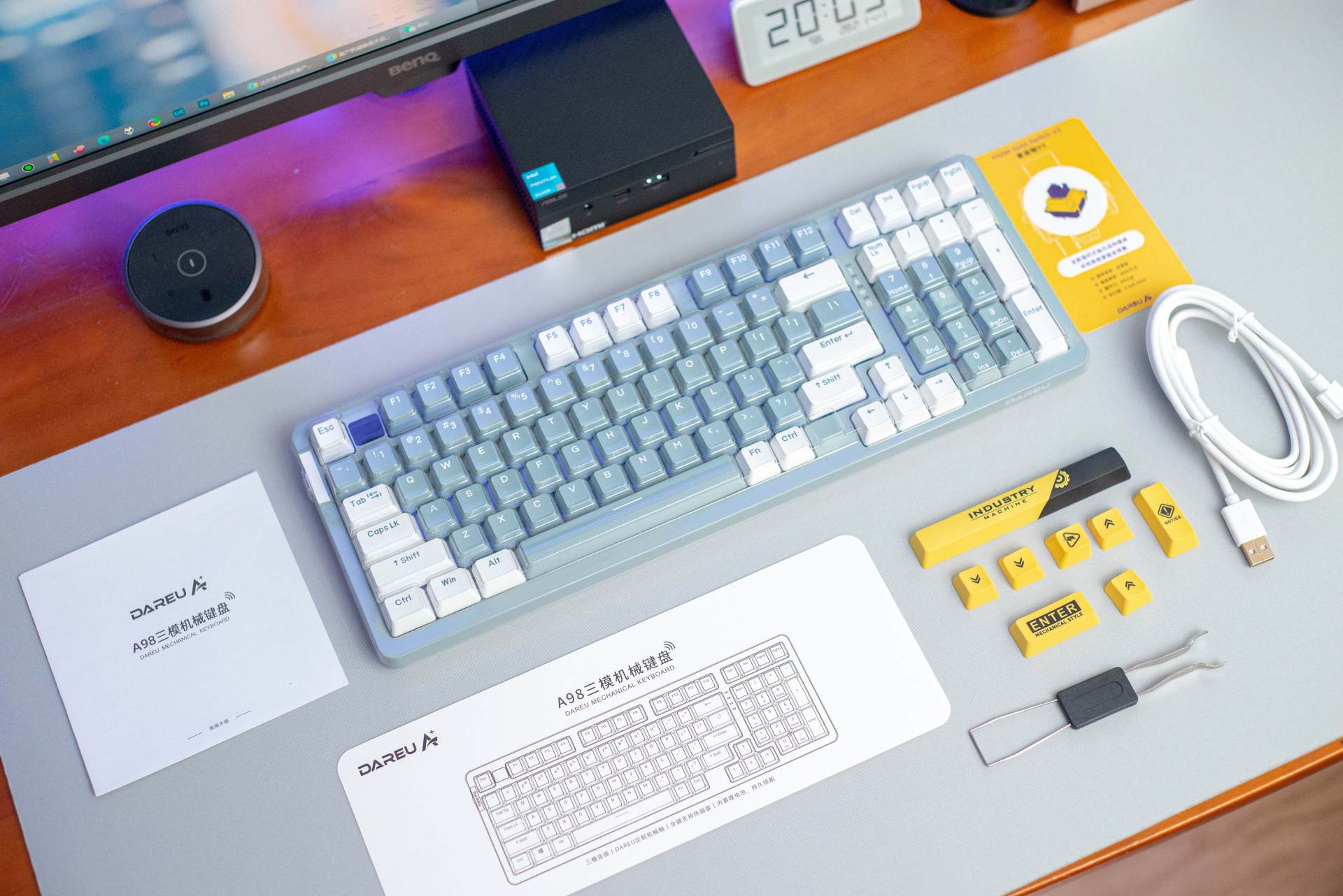达尔优|量产机械键盘天花板？且让我来盘一盘｜达尔优 A98 机械键盘体验分享