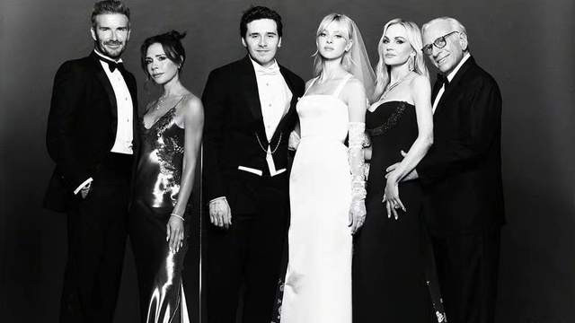 小贝|大布婚礼内场照曝光！与新人合影，恩爱小贝夫妇竟被富豪亲家抢镜