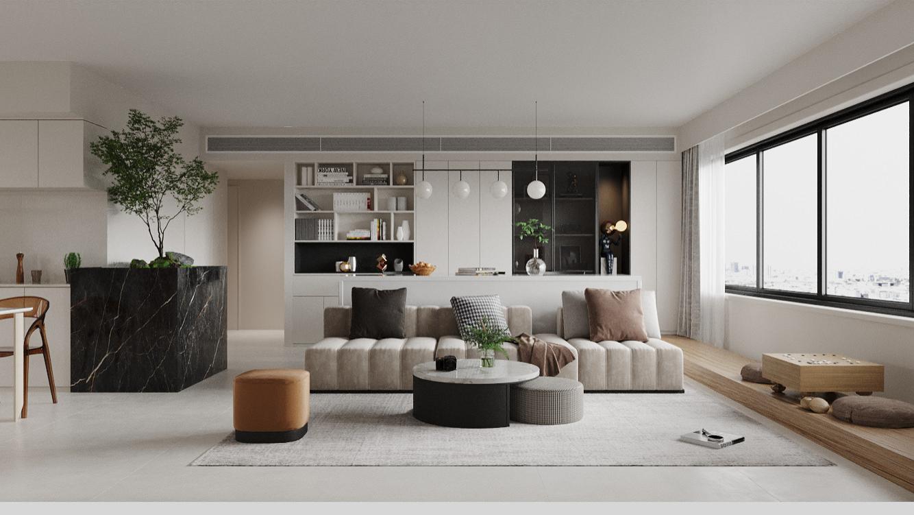 有温度的白色系之家，纯净的治愈魔法