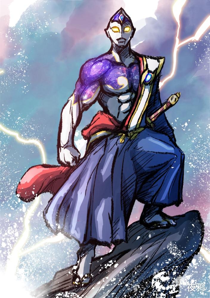 acgn漫评|黑田朝生重绘德凯奥特曼,造型帅气,灵感来自日本知名影视人物!