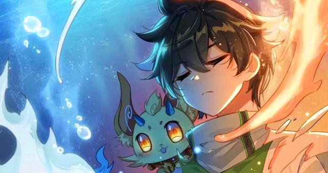 蓝轩宇|终极斗罗：蓝轩宇突破惊动海神阁，树老保驾护航，神兽亲自接待