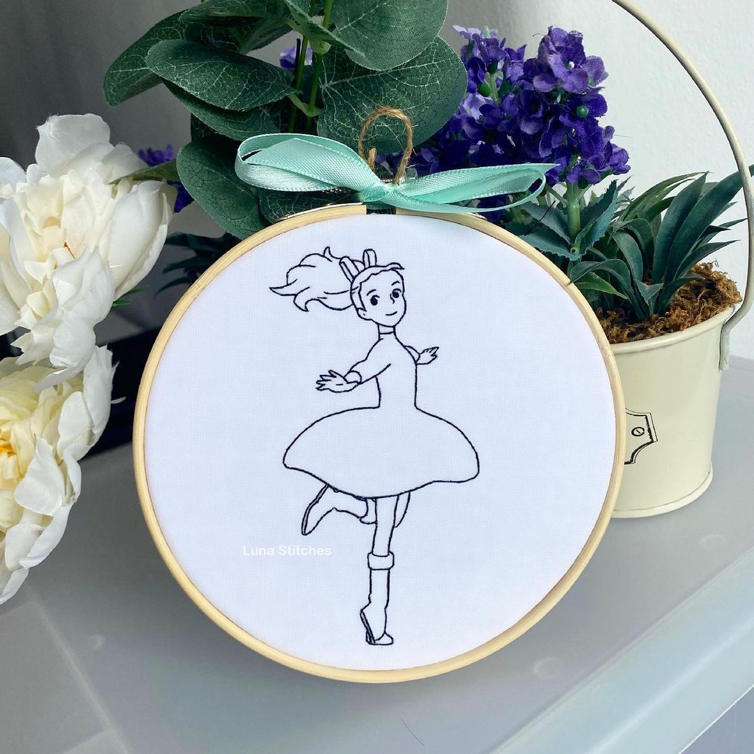 宫崎骏|宫崎骏动画迷大爱的刺绣作品