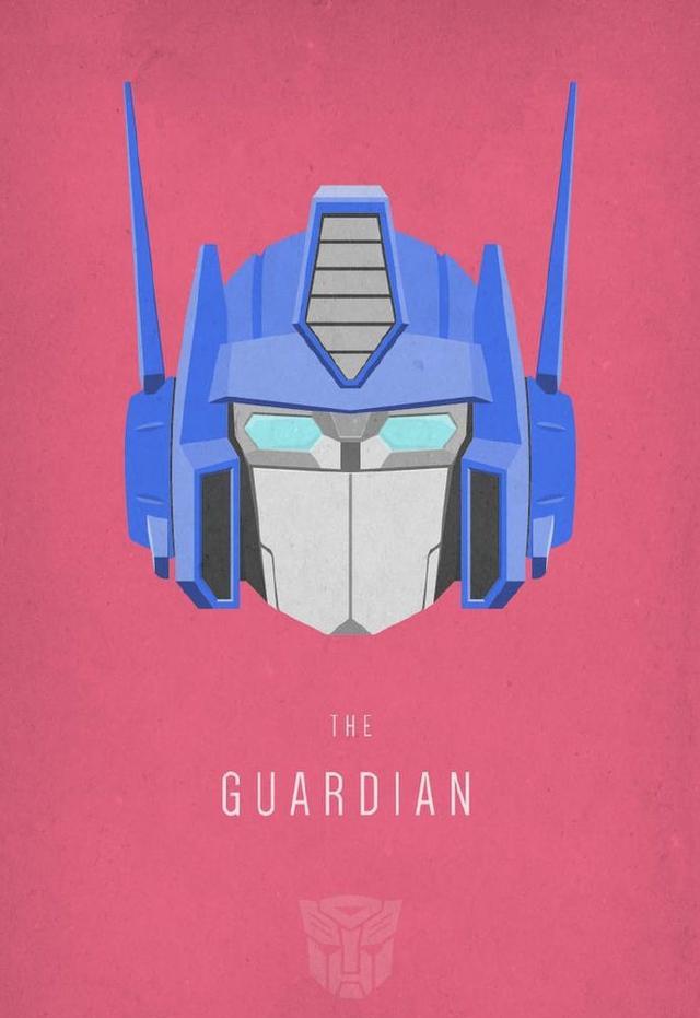 |简约变形金刚G1动画角色头像壁纸