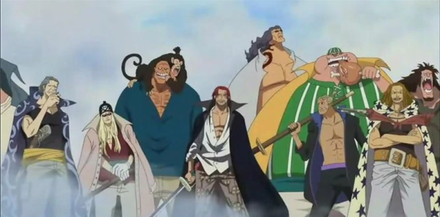 香克斯|红发海贼团十一位成员公开亮相,全团成员介绍!