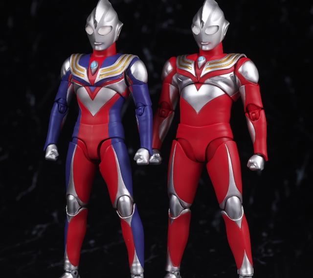 迪迦·奥特曼|迪迦奥特曼强力型真骨雕玩具实物涂装靠谱身形健壮的男神迪迦