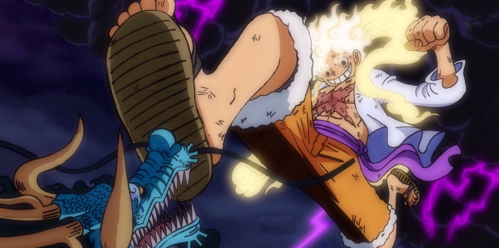 路飞|海贼王:你能接受凯多败北吗?虽然路飞强行开挂,但确实合乎情理