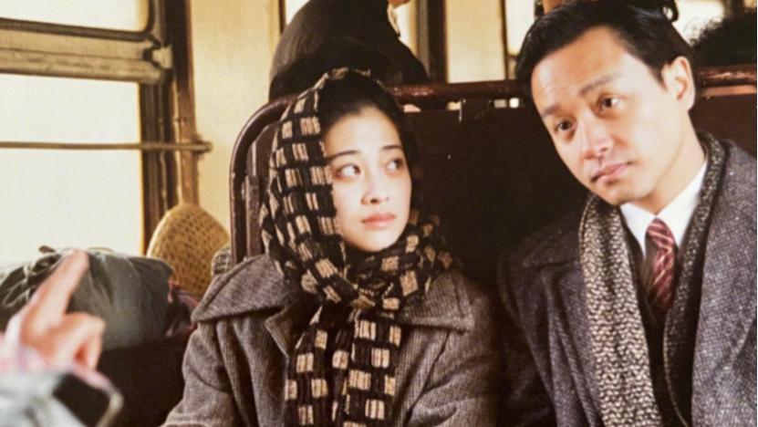 梅婷|梅婷与张国荣拍戏太亲密！两人同吃一袋饼干，眼神拉丝十分甜蜜