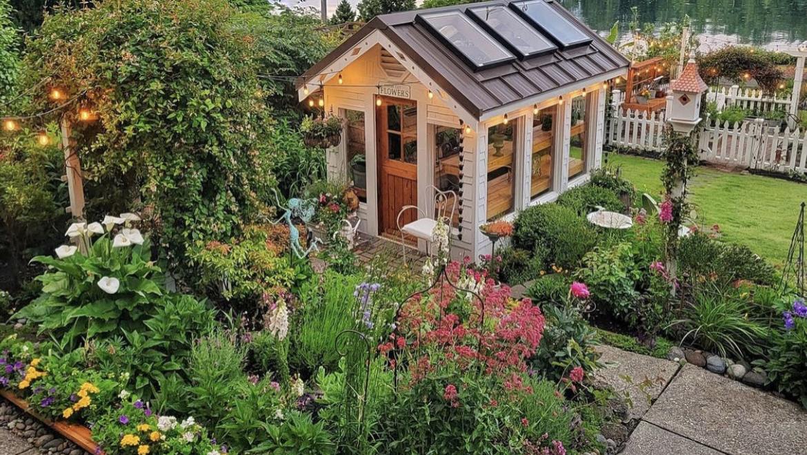 田园风“庭院花园”，满足了都市人对田园生活的向往，太惬意了