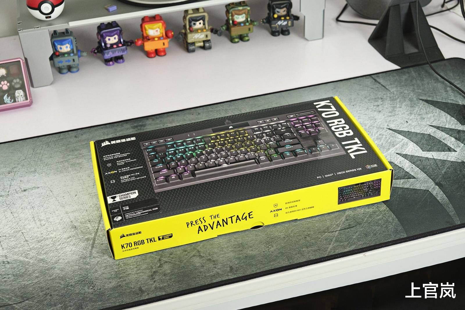 美商海盗船|硬核电竞唯快不破，美商海盗船K70 RGB TKL OPX光轴机械键盘