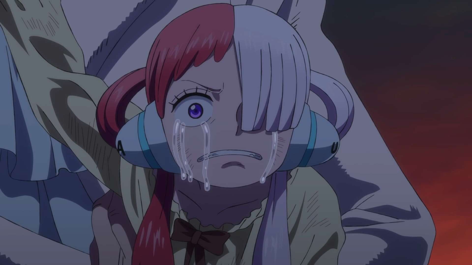 海贼王|海贼王:乌塔设定图公开,笑容和红发一模一样,难道说是亲生的?