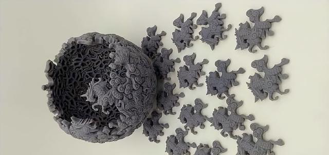 模型|埃舍尔风格，拼装麒麟果实模型