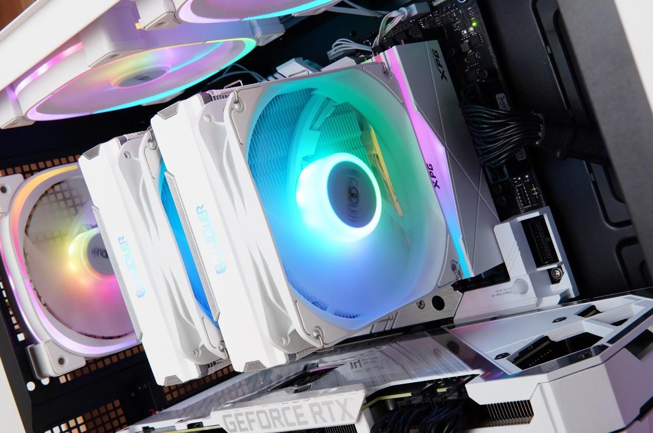 散热器|颜值新秀，超频三东海双子星S9 EX性能实测