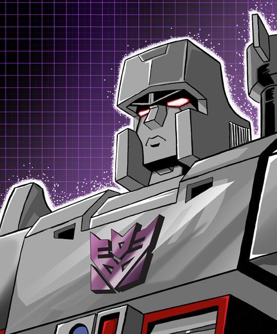 经典|变形金刚G1动画经典角色胸像插画，擎天柱有两张