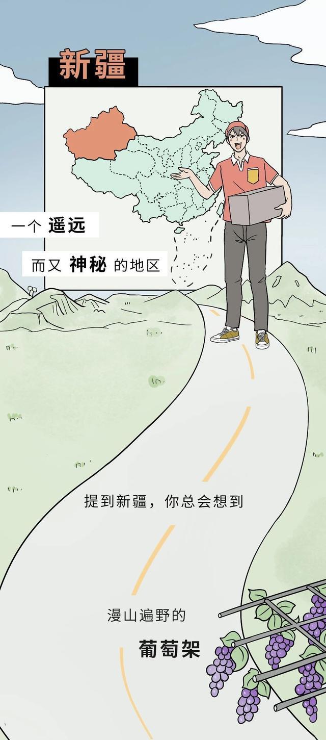 新疆维吾尔自治区|新疆到底为啥不“包邮”？一组漫画科普，看完你会怀疑自己的渺小
