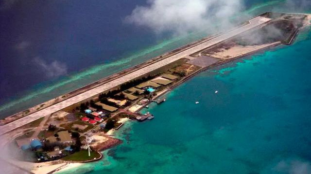 山城|美济礁变身南沙第一大岛，总面积5.66平方公里，护岸长达25.7公里
