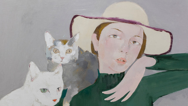 少女的童真与纯洁：猫.女孩