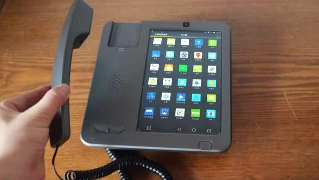 安卓|能拍照玩游戏刷短视频，这款安卓固话座机，带8英寸屏幕很亮眼
