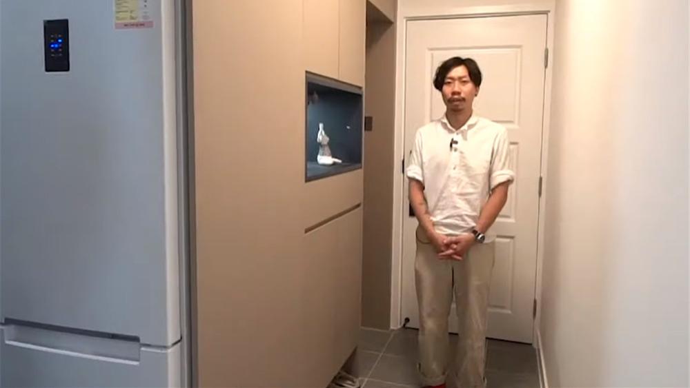 香港90后夫妻豪装28㎡婚房：“眼镜房”改房中房，半平米也不浪费