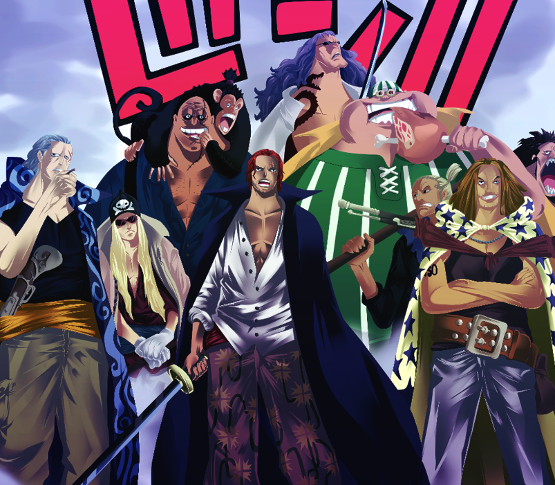 鹰眼|海贼王:如果鹰眼加入红发团,那么“三皇配置”能否打败黑团呢?