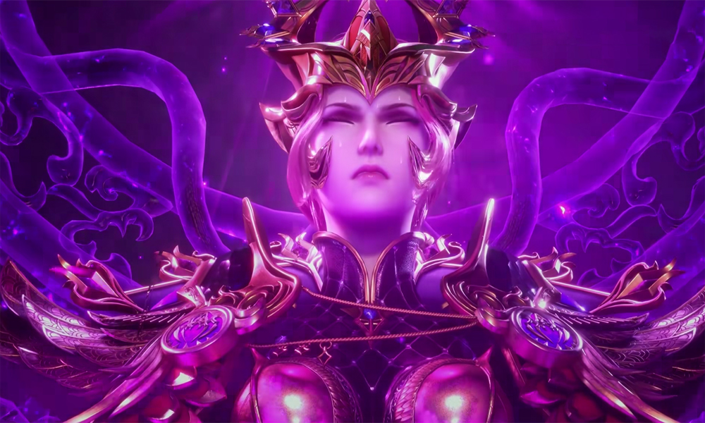 比比东|斗罗：比比东重生归来，发色却出现优化？酒红色更鲜艳，好高级