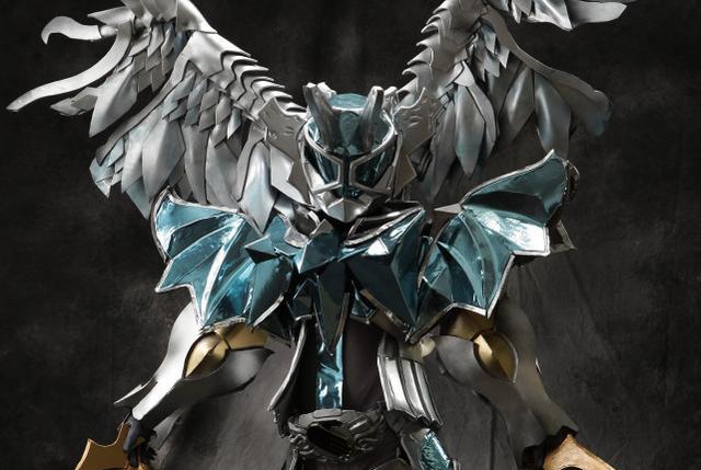 手办|粉丝自制《假面骑士》sic皮套，钻石巫骑霸气，金属强人超越原型