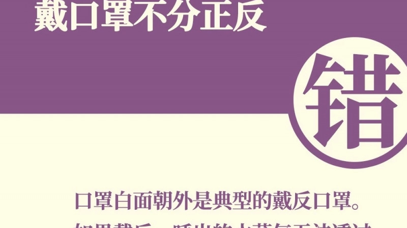 快快来检查下，你的口罩戴对了吗？