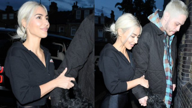 金·卡戴珊|卡戴珊与小13岁男友现身餐厅约会！两人十指相扣，十分甜蜜