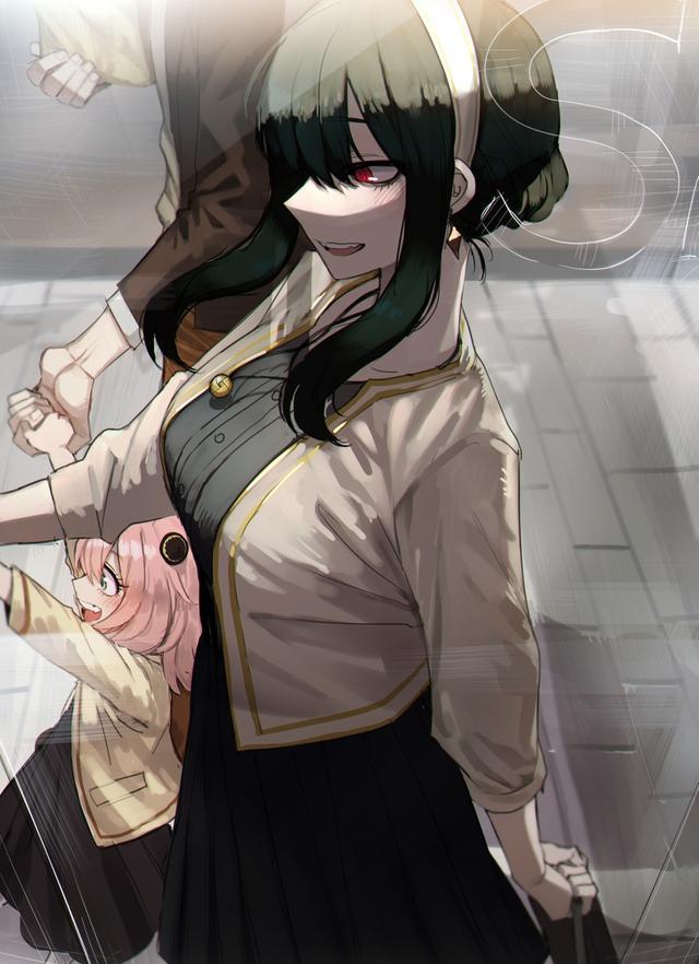 间谍过家家|间谍过家家:三种不同画风的约尔太太表现贤惠实则暗藏杀机