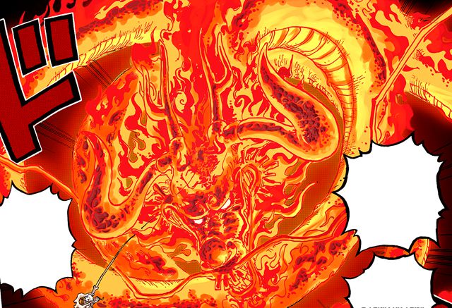 路飞|海贼王:猿神路飞打败火龙凯多,为打赤犬做铺垫