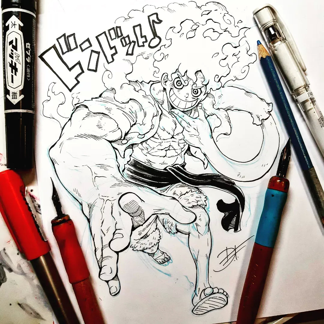 |海贼王:完虐凯多,锤哭赤犬,吓坏黑胡子,路飞在他的笔下超神了