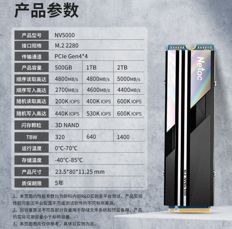 ssd|朗科NV5000 PCIe 4.0 SSD评测：国产速度，开始腾飞