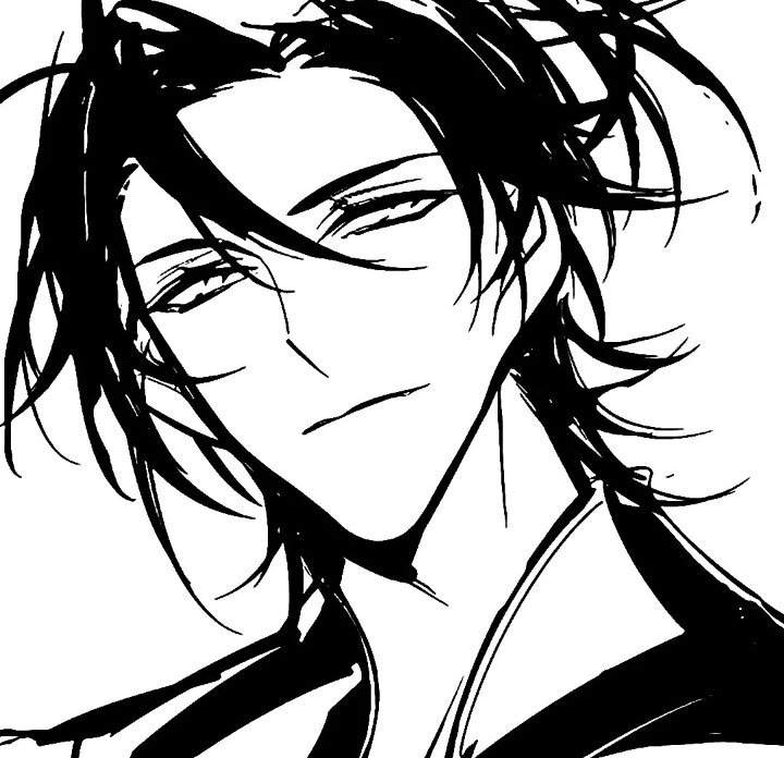 |动漫男头| 黑白帅气动漫男生头像