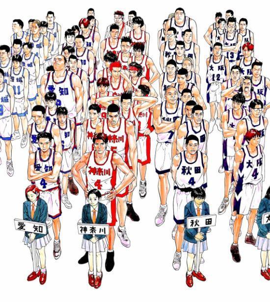 开幕式|灌篮高手秋体大会开幕式,大阪代表队最热闹,神奈川全员享受比赛