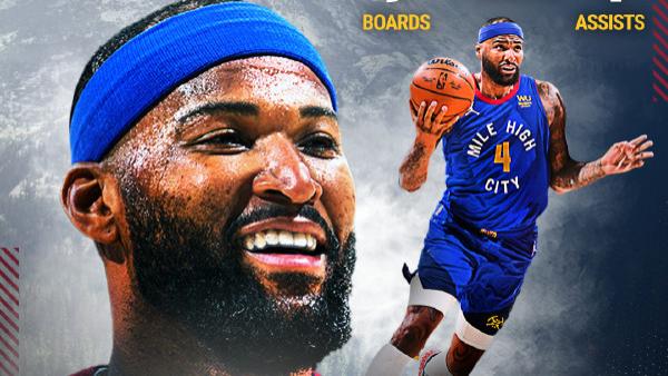 掘金队|爆了，又爆了！24分钟干翻老东家！前NBA第一中锋终于回来