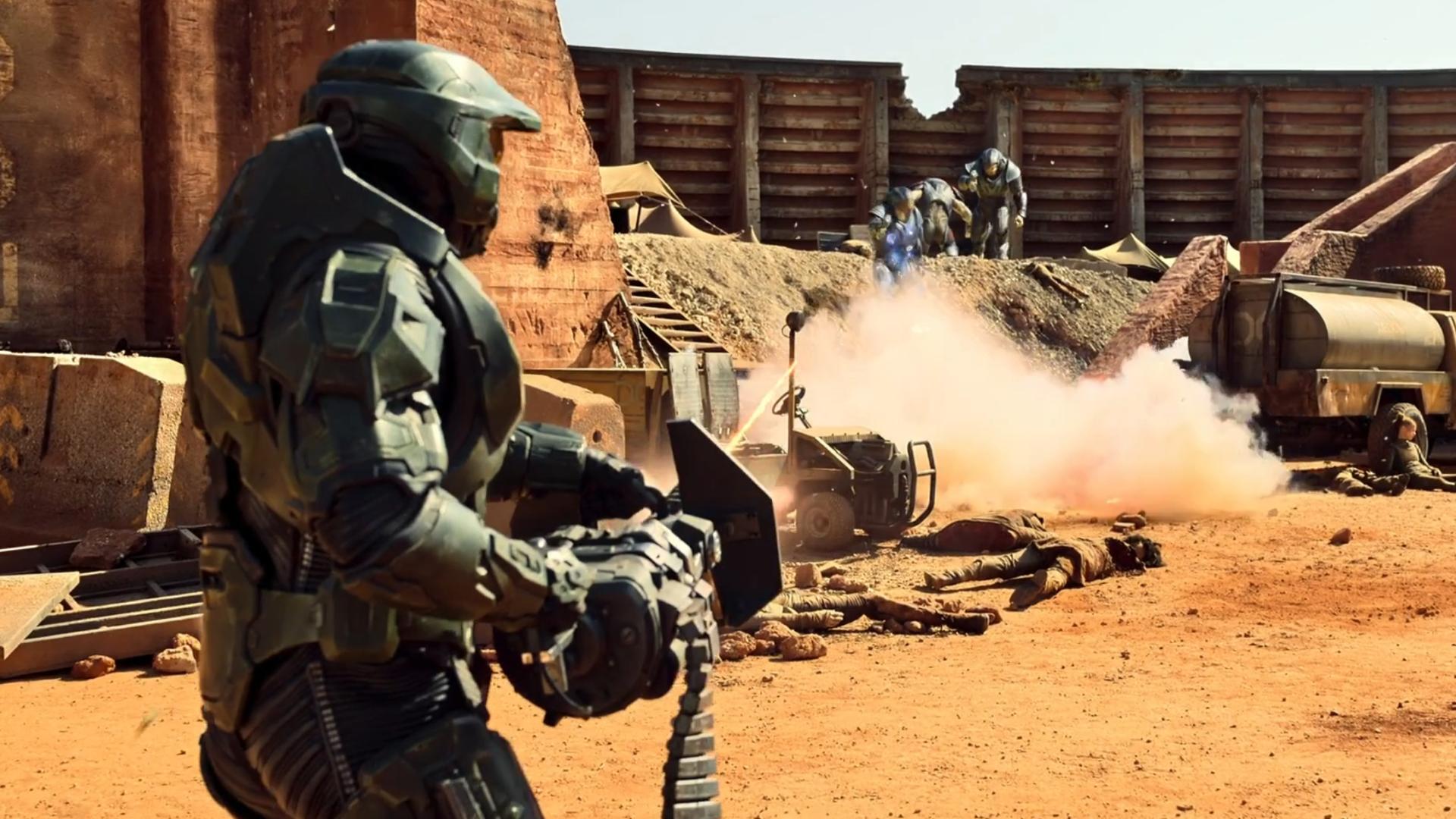 古力娜扎|《光环》第一季首播，花了5.7亿制作，就给观众看钢管打外星人？