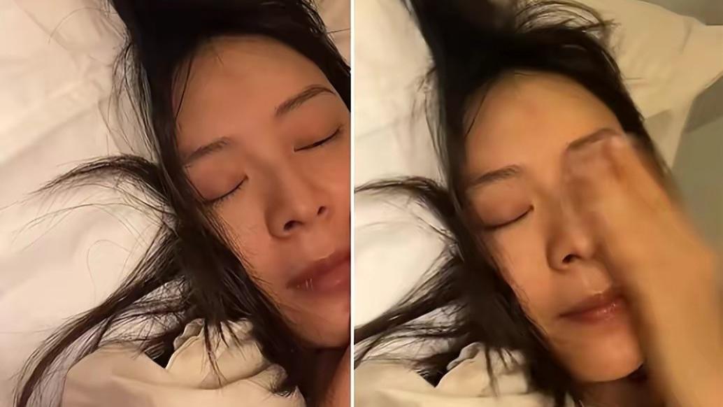 张静初|张静初晒睡醒素颜，打坐吃素难掩脸部臃肿，网友却调侃无戏可拍