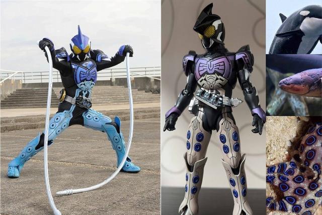 手办|假面骑士欧兹6种换色形态手办,永恒凤凰帅气,虫系联组变少女风