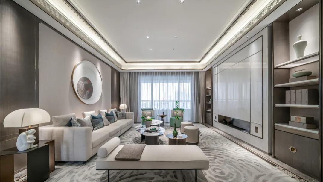 【鲁班装饰】雍和府120㎡现代简约风格，不失华方为简。