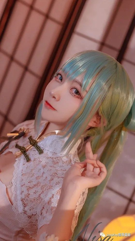 初音未来|cos：初音未来旗袍私房cos正片@二佐