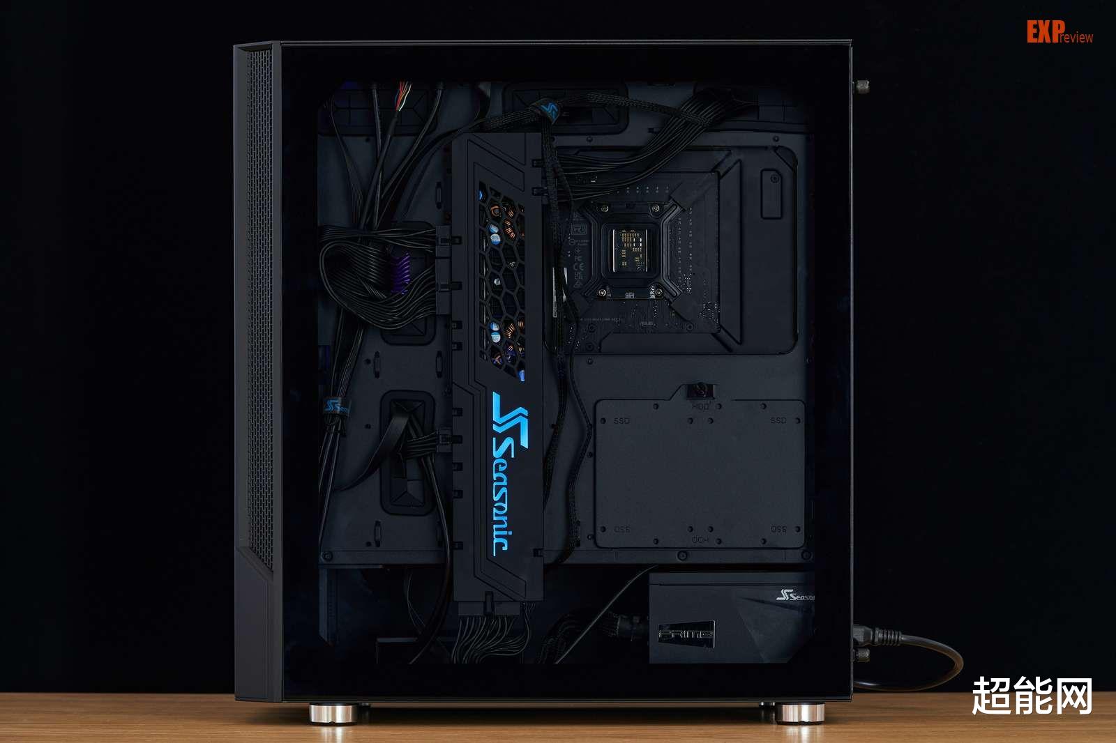 机箱|海韵Arch Q503机箱评测:低调内敛的理线大师