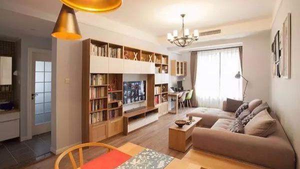 电视墙变书房，80平小家收纳功能太强悍！