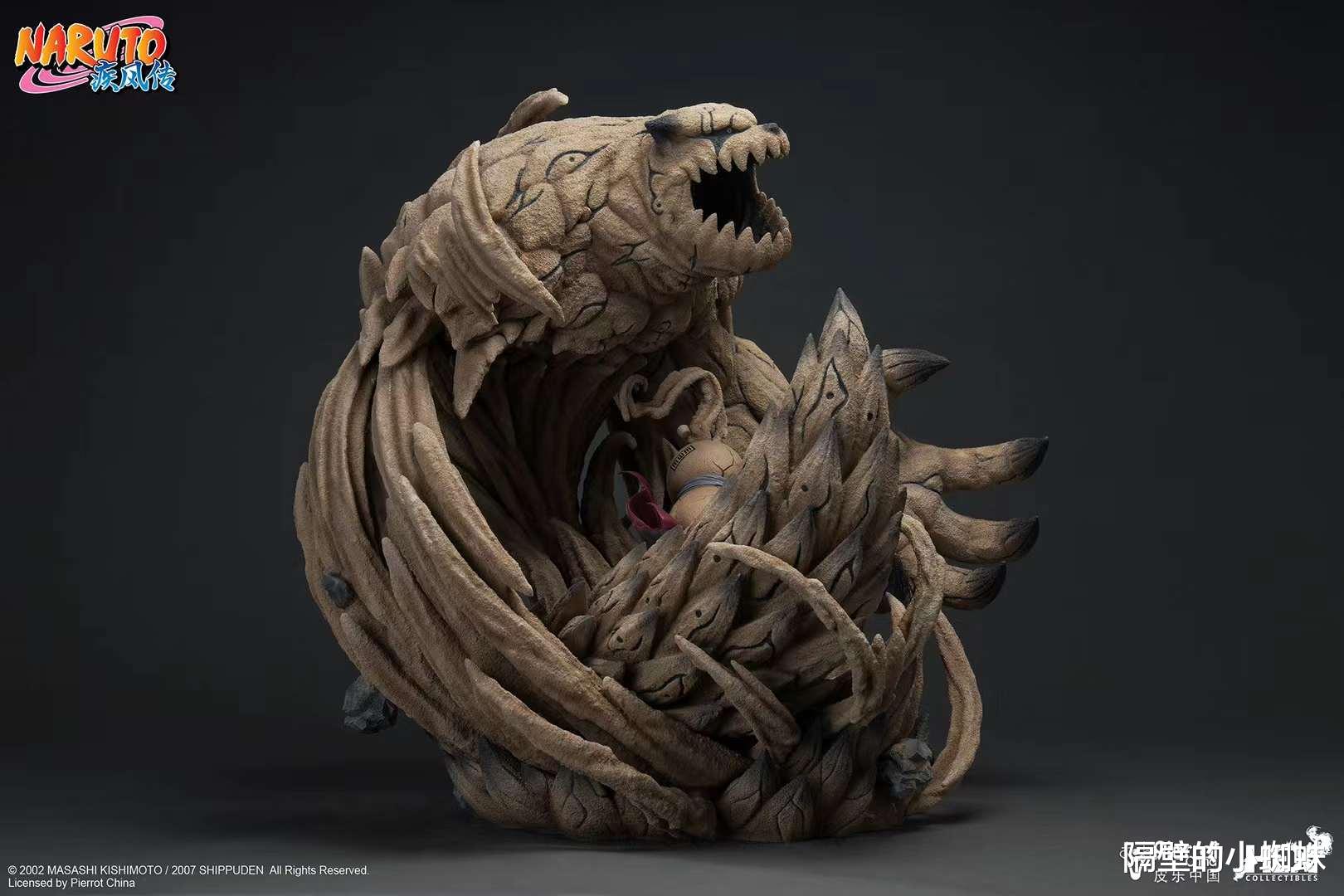 我爱罗|“我爱罗”大型正版雕像好震撼,一尾守鹤太霸气,售价仅55张