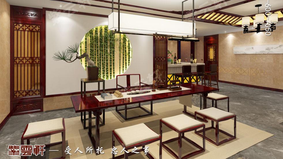 雅致出尘古典豪宅，大连中式装修效果图