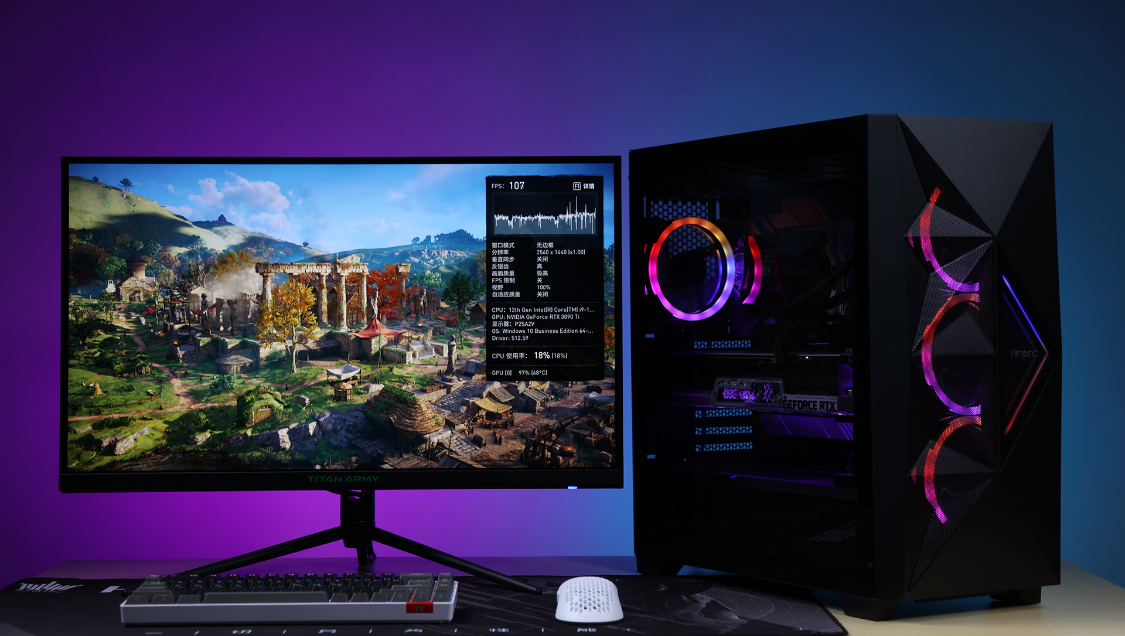 显示器|预算3K以下,4K高刷游戏显示器怎么选?泰坦军团P2SA2V使用实测