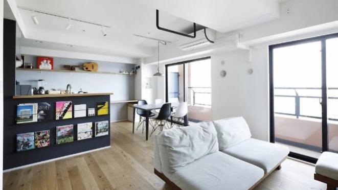 56㎡简约现代风撞上莫兰迪色系，高级感翻倍冲出，真是相见恨晚了