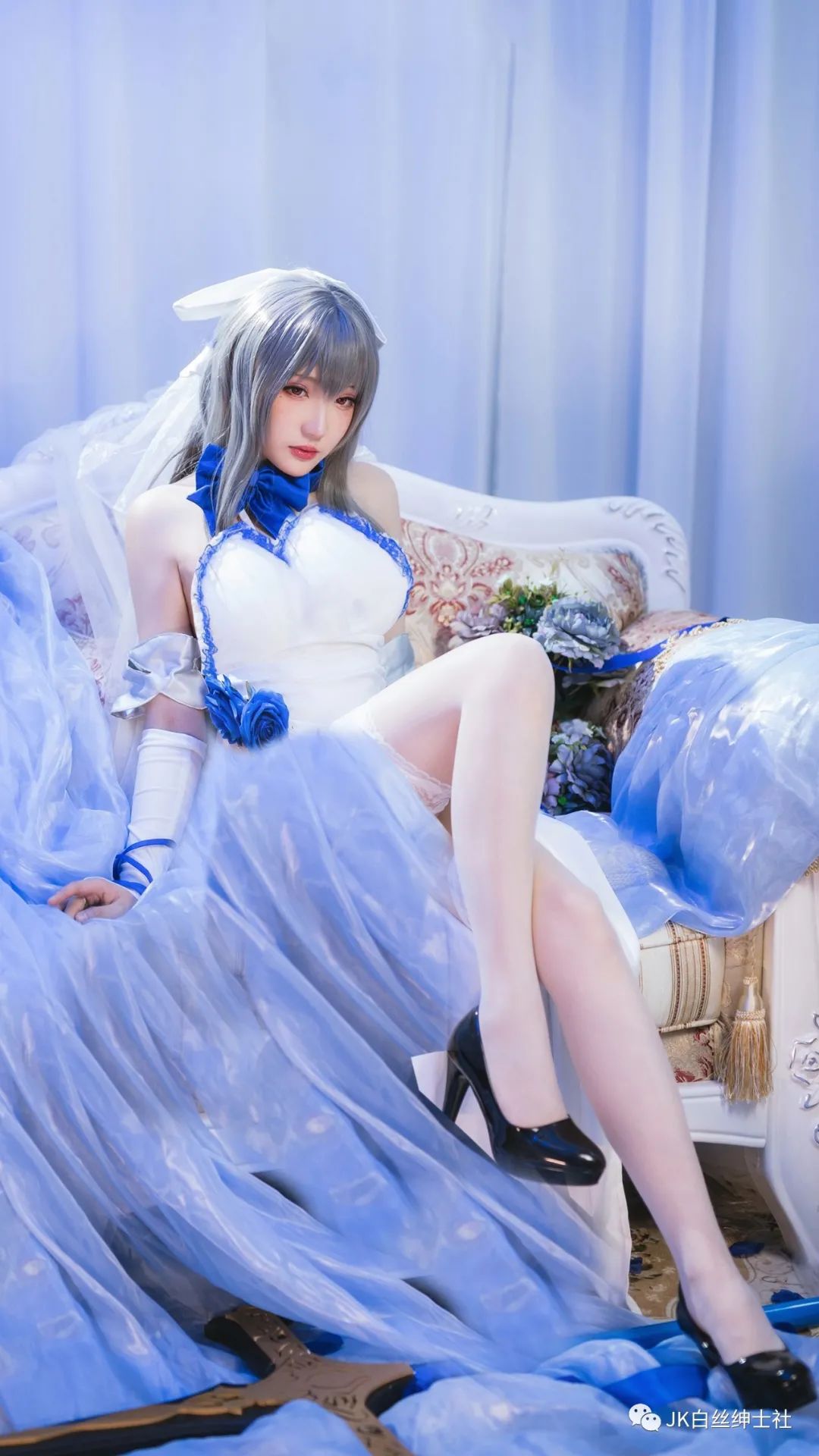 路易九世|cos:碧蓝航线路易九世-华服的圣骑士cos正片@瓜希酱
