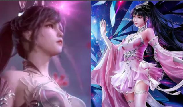 小舞|斗罗:小舞的人类造型真的很美;但是福瑞控表示人类造型不如本体